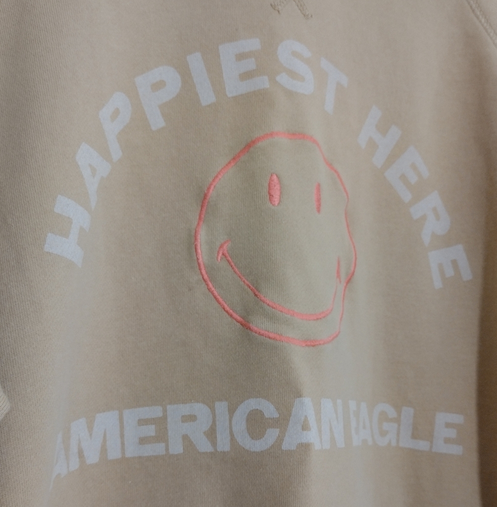 American Eagle Funday Graphic Raglan-Sleeve Sweatshirt - Picture 6 of 9